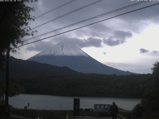 西湖からの富士山