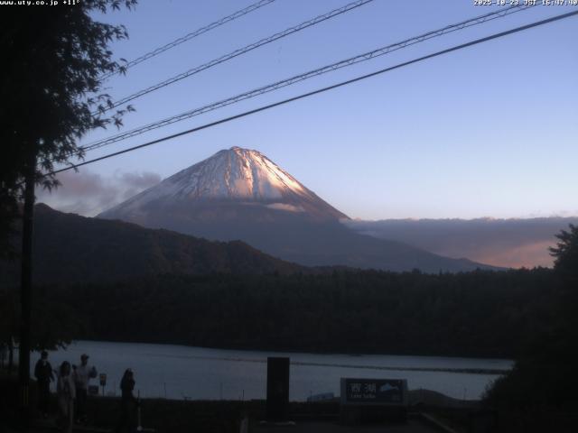 西湖からの富士山