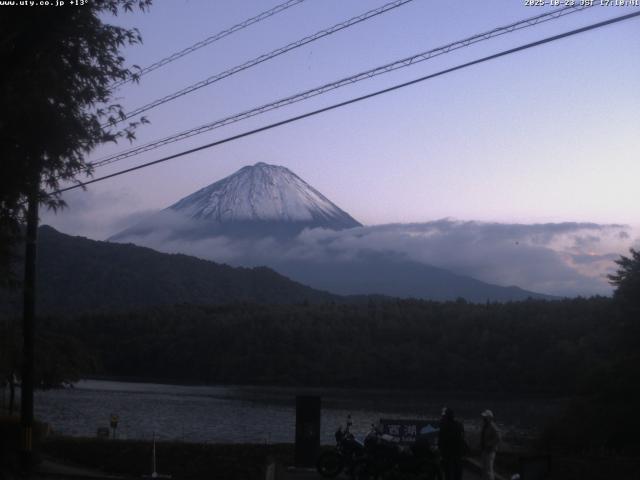 西湖からの富士山