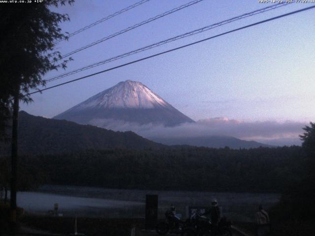 西湖からの富士山