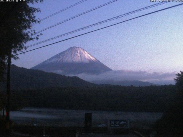 西湖からの富士山
