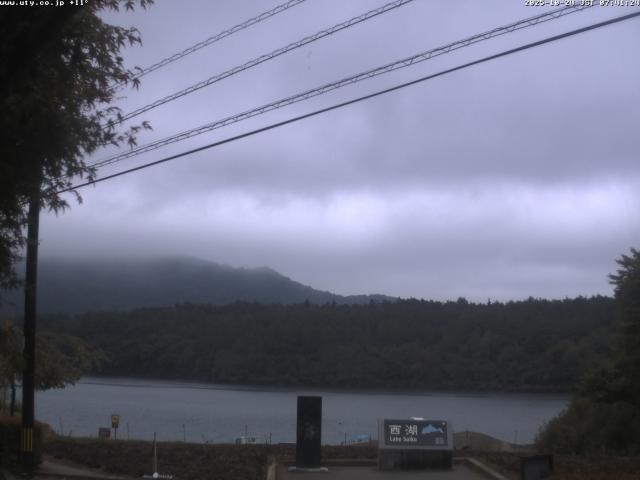西湖からの富士山