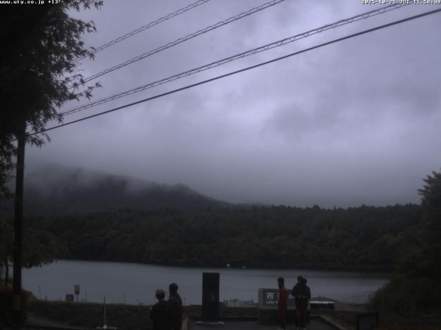 西湖からの富士山