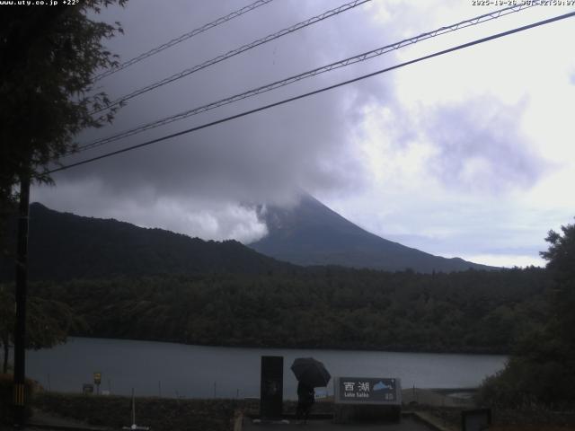 西湖からの富士山