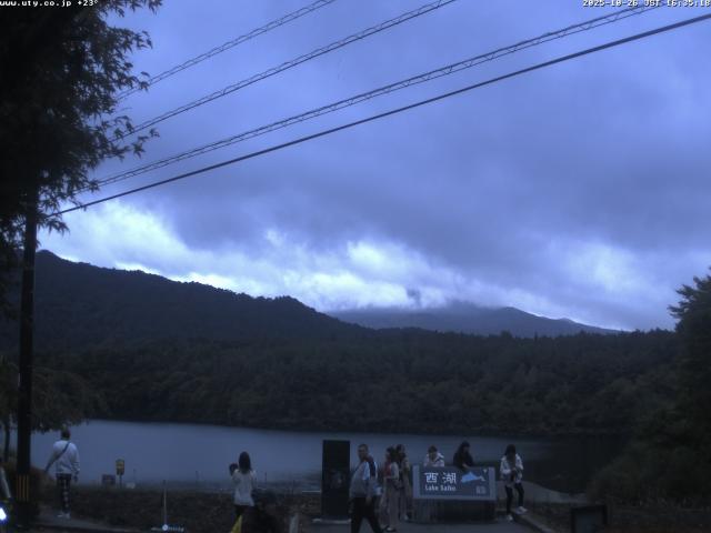 西湖からの富士山
