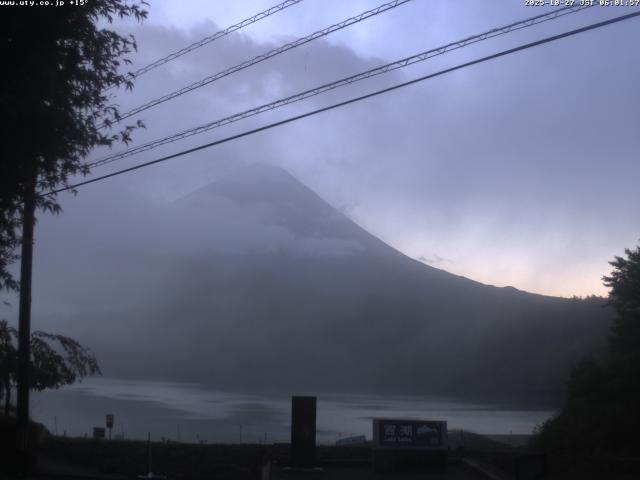 西湖からの富士山