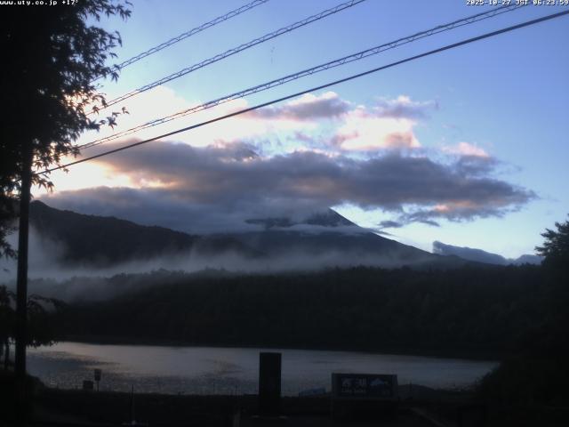西湖からの富士山
