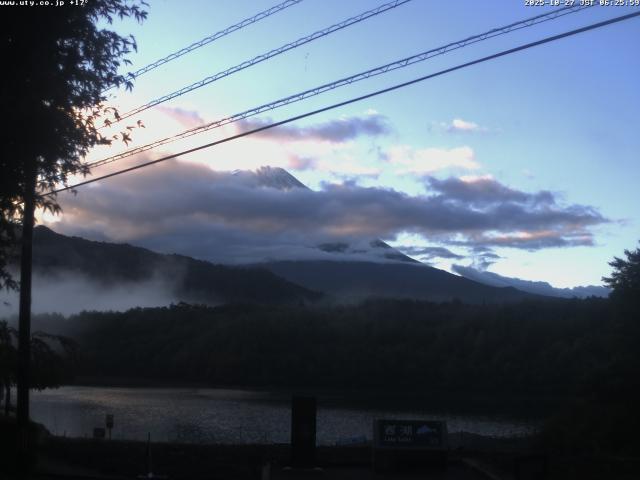 西湖からの富士山