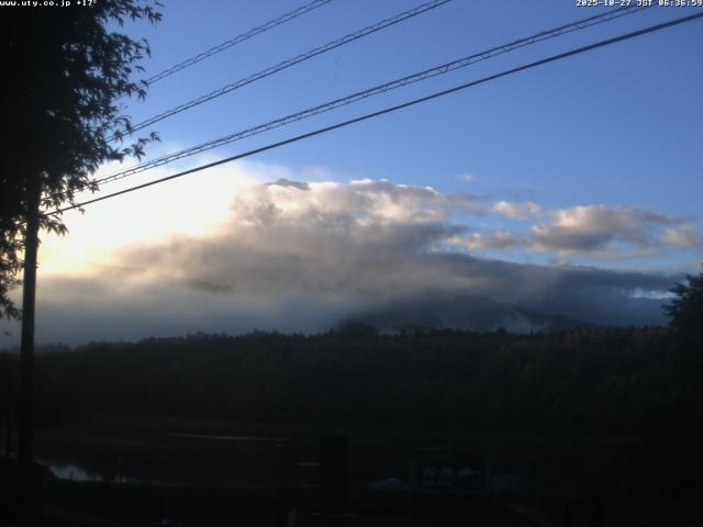西湖からの富士山