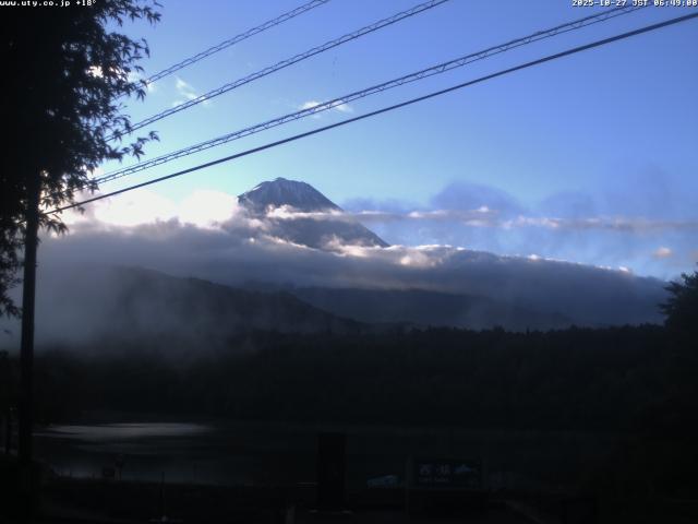西湖からの富士山