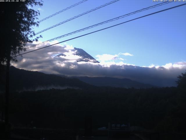 西湖からの富士山