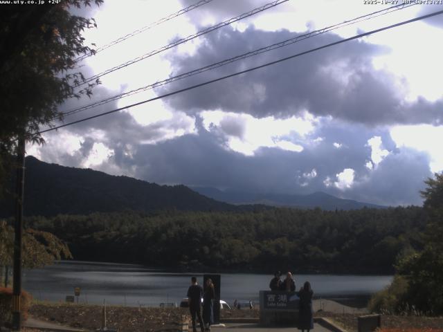 西湖からの富士山