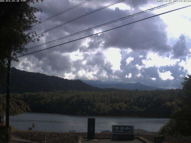 西湖からの富士山