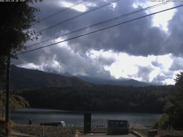 西湖からの富士山