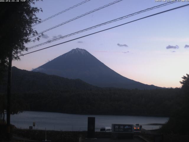 西湖からの富士山