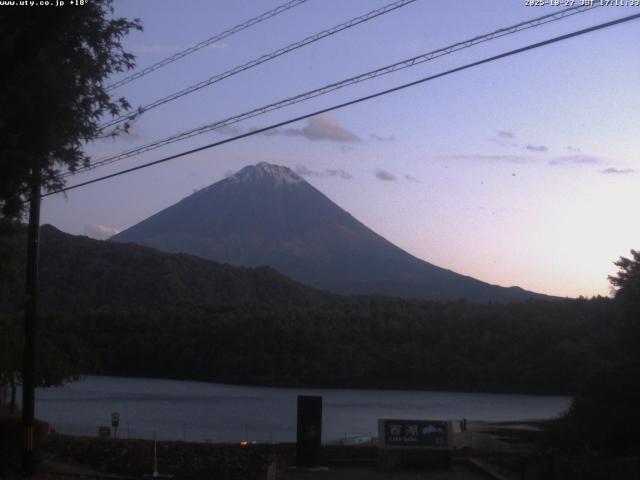 西湖からの富士山
