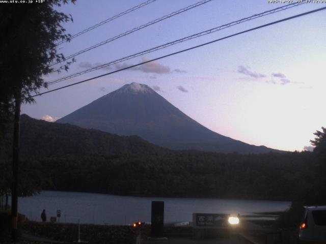 西湖からの富士山