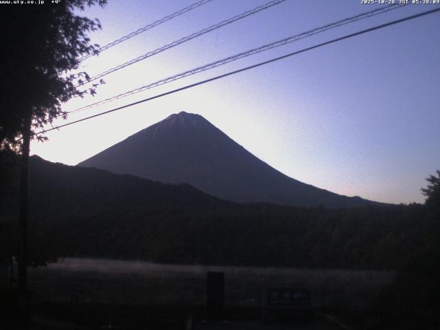 西湖からの富士山