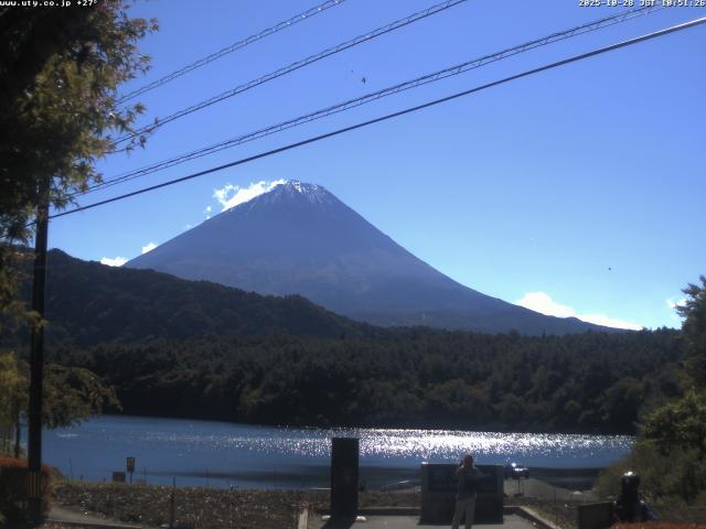 西湖からの富士山