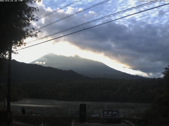 西湖からの富士山