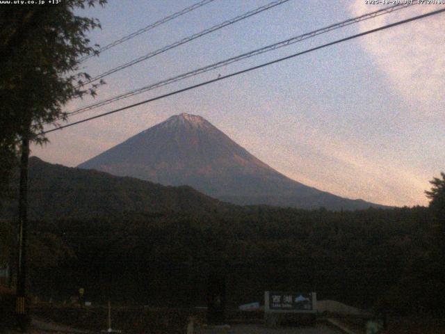 西湖からの富士山