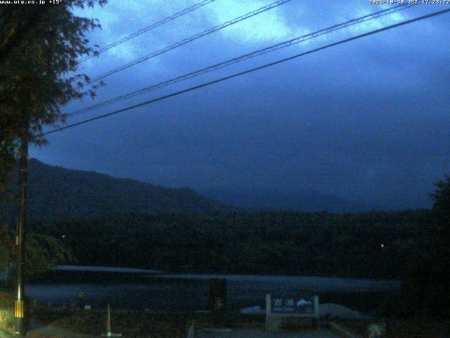 西湖からの富士山