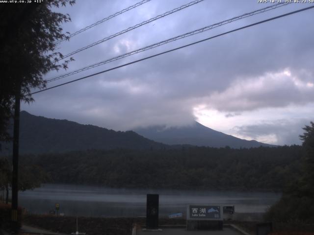 西湖からの富士山