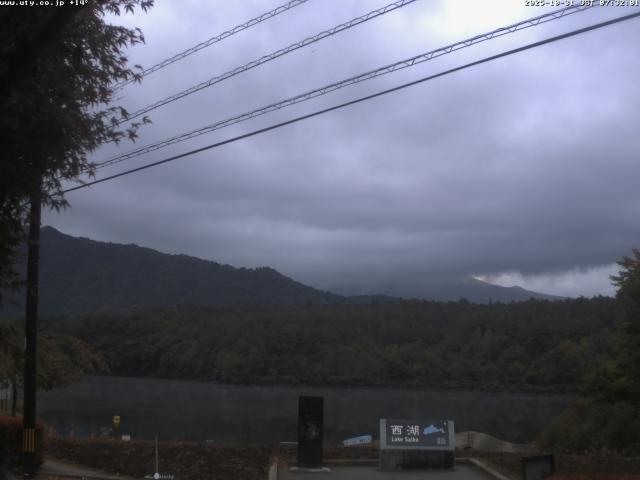 西湖からの富士山