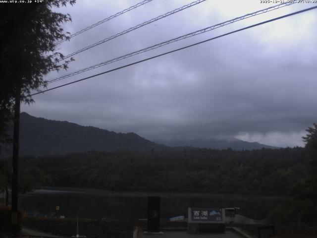 西湖からの富士山