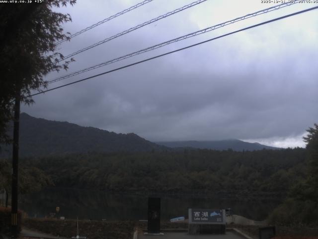 西湖からの富士山