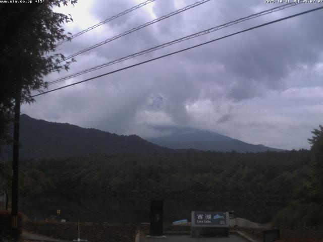 西湖からの富士山