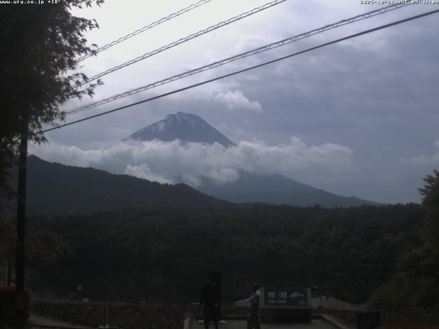 西湖からの富士山