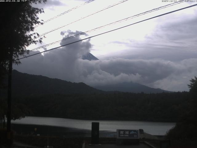 西湖からの富士山