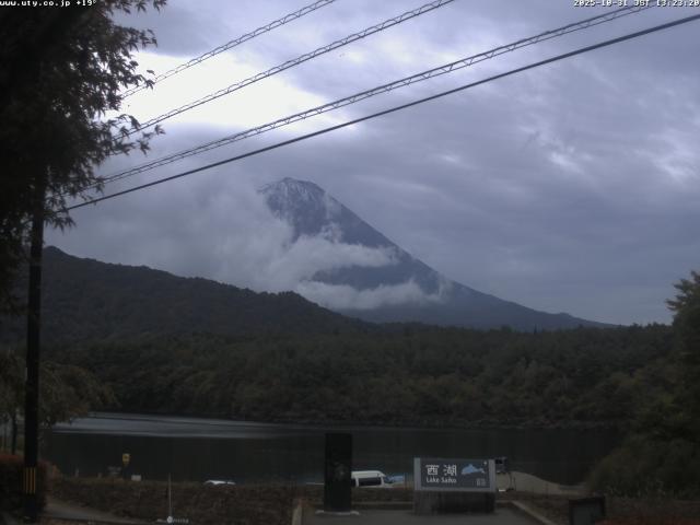 西湖からの富士山