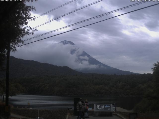 西湖からの富士山