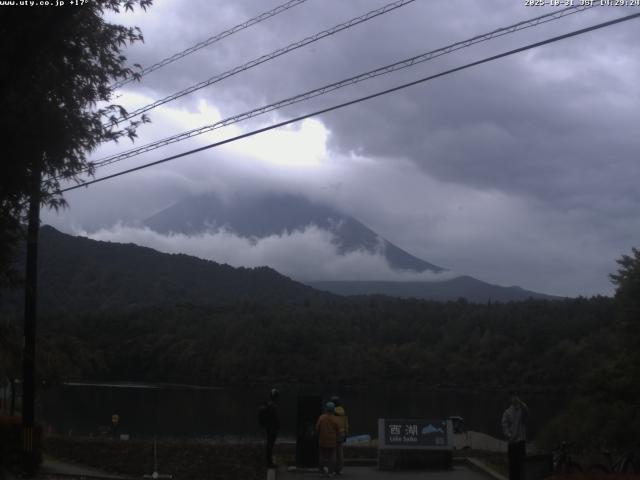西湖からの富士山