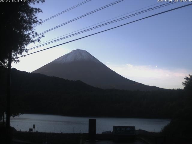 西湖からの富士山