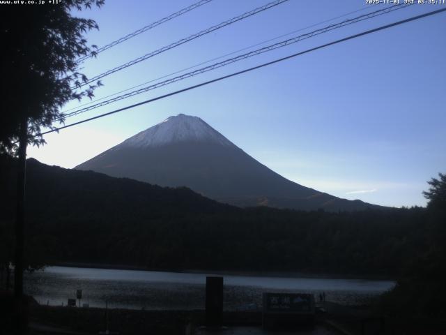 西湖からの富士山