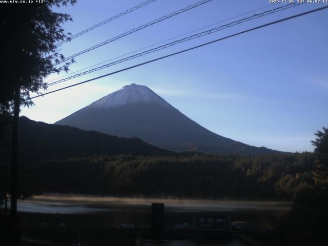 西湖からの富士山
