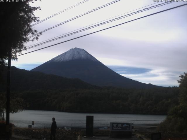 西湖からの富士山