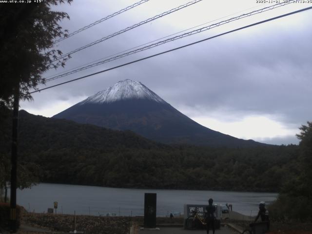 西湖からの富士山