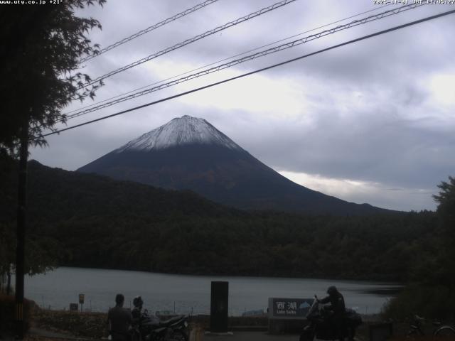 西湖からの富士山