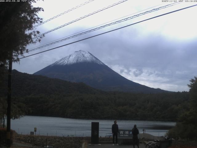 西湖からの富士山