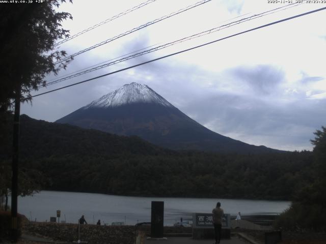 西湖からの富士山