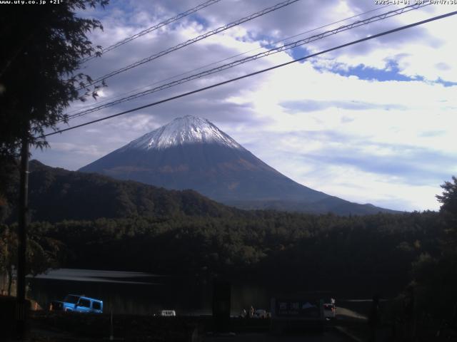 西湖からの富士山