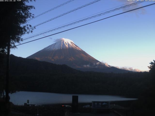 西湖からの富士山