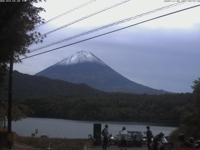 西湖からの富士山