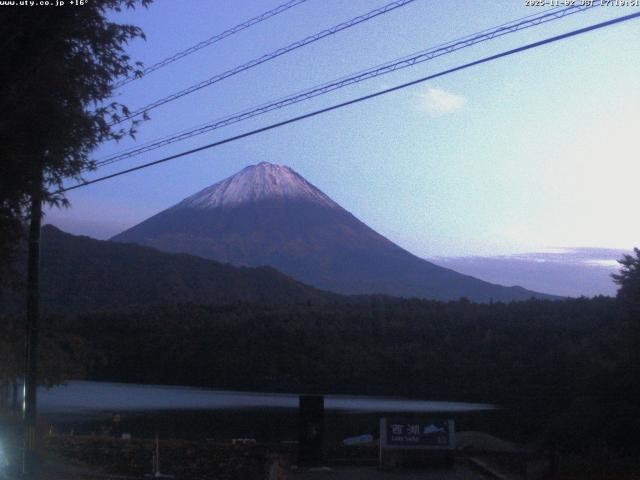 西湖からの富士山