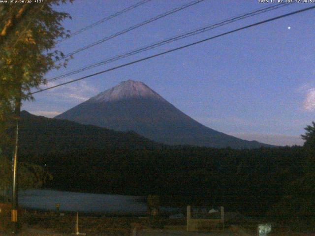西湖からの富士山