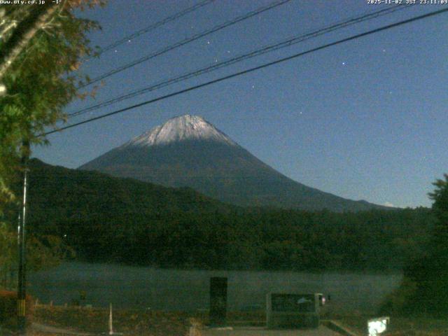 西湖からの富士山